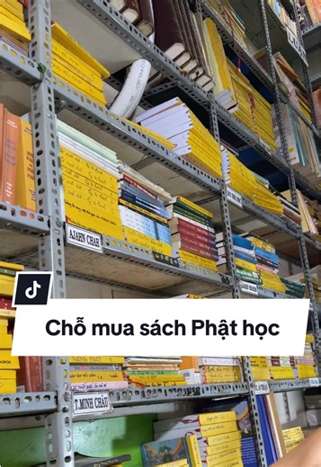 Chỗ mua sách Phật học #learnontiktok #buddhism #tutap | quầy sách phật học