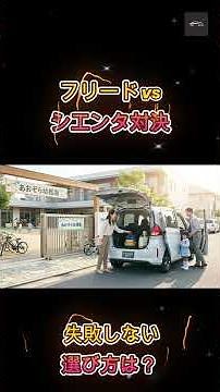 【徹底比較】新型フリード vs シエンタ！子育てファミリーが買って後悔しないのはどっち？プロが教える選び方の正解【クルマのホンネ Officail】