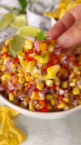 101K views · 563 reactions | Recipe here: https://therecipecritic.com/corn-salsa/ Experience the ultimate freshness and flavor with this easy Corn Salsa recipe. Packed with fresh ingredients like red onion, jalapeño, and lime juice, it’s the perfect blend of flavors for a refreshing summer appetizer. | Tried and True Recipes | Facebook
