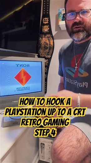 How to hook a PlayStation up retro gaming step 4 #retrogaming #gaming #playstation #playstation1