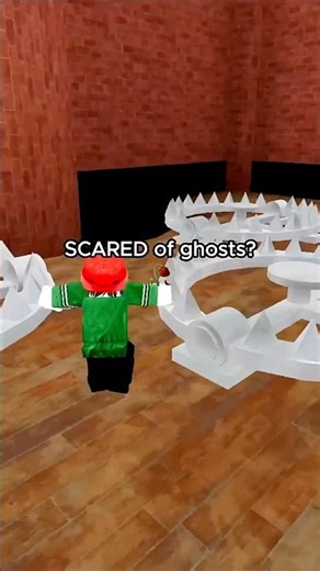 Scared of ghost? #games #funny #roblox #memes