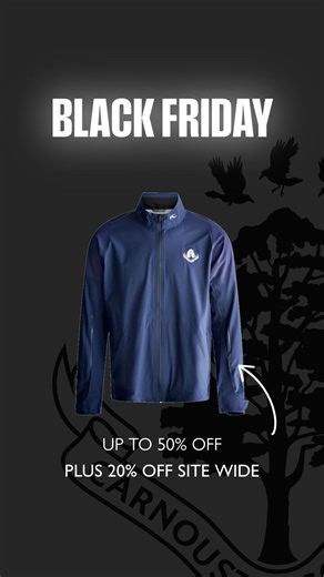Black Friday has landed at Carnoustie! 20% off site-wide, plus up to 50% off selected items 🖤 Only available until 1st December - Don't miss out 👇 https://proshop.carnoustie.com/collections/last-chance-to-buy | Carnoustie Golf Links