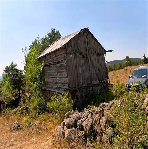Victor Dustin experiences the extreme heat challenge of surviving a scorching summer in an abandoned forest cabin. | Building Skills