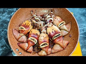 Grilled Squid in a Pan | Paborito