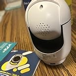 Smart 2K Indoor Camera - PTZ Control with 355° Horizontal and 150° Vertical Rotation, 2-Way Audio, Night Vision, Privacy Mode, Smart Motion Detection, 3MP Resolution, Alexa/Google Compatible