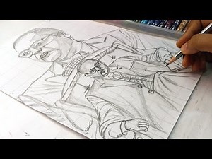 BR Ambedkar Drawing Step By Step,How To Draw BR Ambedkar,Dr Babasaheb Bhim Rao Ambedkar drawing easy