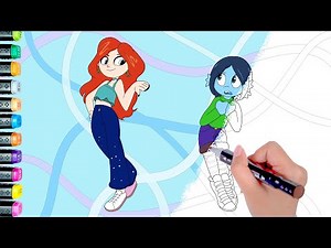 RUBY GILLMAN, TEENAGE KRAKEN | Drawing, Painting and Coloring for Kids & Toddlers | Leland Coloring