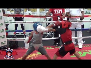 MAYWEATHER GYM WARS! NATIONAL CHAMPIONS ROBERT MERRIWETHER VS CURMEL MOTON