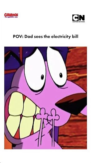 Courage: The Cowardly Dog 🐶| Electricity Scares Us😨| #shorts | ‪@cnindia‬