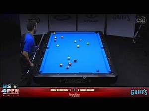 2018 US Open 8-Ball Championship: Oscar Dominguez vs James Aranas