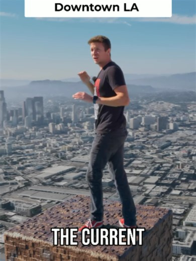 Minecraft's True Scale | Taller Than LA! Unlocking New Depths! Source: YouTube - VFX Artist Reveals the True Scale of Minecraft #Minecraft #MinecraftFacts #MinecraftTok #Gaming #GamingTok #Science #ScienceTok #DidYouKnow #FunFacts #factsddragon #MindBlown #MinecraftBuilds #FYP #Viral #Trending