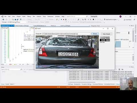 Automatic License Plate Recognition in C# OpenCV Emgu CV and Tesseract OCR - Demo