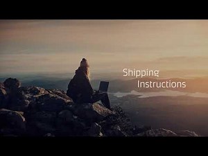 Reimagining Shipping Instructions