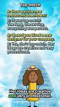 "Top-notch": What does it mean in English? [ ForB English Lesson ] #shorts