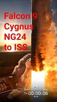 Booster Lands on Land - Falcon 9 Launch of Cygnus NG-24 to ISS 🚀