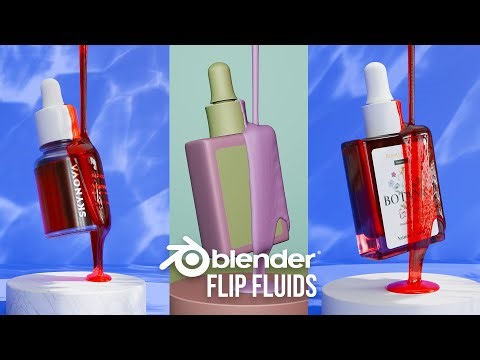 Blender Liquid Simulation 🌊💦 | Blender Fluid Simulations (FLIP Fluids)