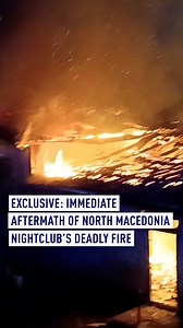CGTN Europe has acquired exclusive footage of North Macedonia’s deadly fire. These are the scenes as firefighters tackled the blaze at the Pulse club in Kocani. Pyrotechnics have been blamed, used as hip-hop act DNK performed on stage. At least 59 people died with over 150 injured. About 20 people have been arrested, including government officials and the club manager. #northmacedonia #macedonia #fire | CGTNEurope