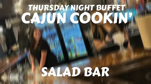 We are excited about this one! Shell has been working hard to put this one together , we realize that we are running a little late posting but i think it is gonna be worth the wait. This week on Shell's Downtown surprise buffet we are offering the AYCE “Cajun Cookin’” buffet and salad bar. There will be several homeade Cajun entrees, vegetables and delicious desserts. Jump on here and check out the video and at the end you can see this weeks menu. Now dont eat lunch tomorrow or you want be able 