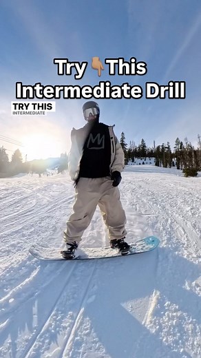 65K views · 636 reactions | Intermediate Snowboard Drill Let’s call...