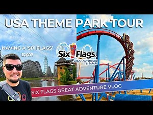 Six Flags Great Adventure Vlog | USA Theme Park Tour - Summer 2024