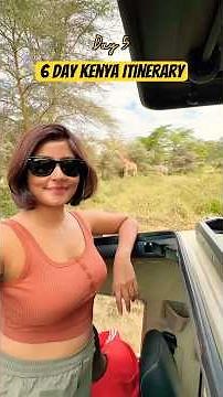 The Ultimate 6-day KENYA Itinerary 🇰🇪🦁 #travelshorts