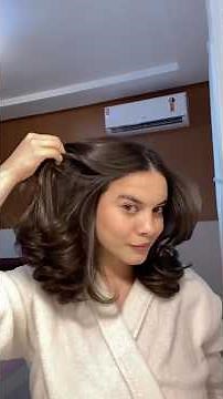 Testando escova modeladora da Britânia 😍 #cabelo #escovadecabelo #cabelolindo #cachos
