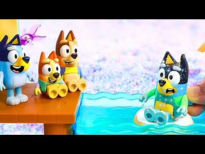 Bluey Swimming Pool FUN! Family Beach House Vacation 🌊🏖️