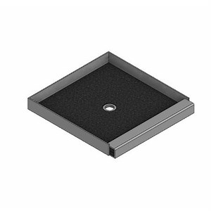 Custom Basic Shower Base with Independent Raised Threshold