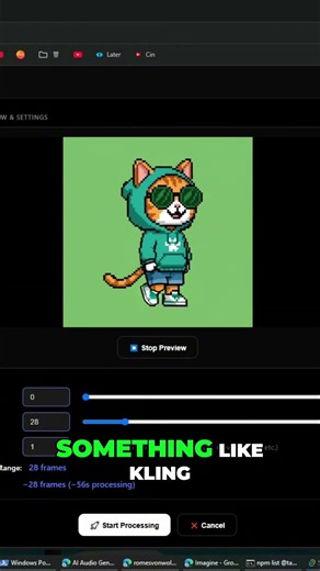 Fixing Video Animation Loops with Spritely: Smooth Frames! #shorts