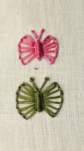 11K views · 75 reactions | Beautiful butterfly 曆 design Hand embroidery 瑱 tutorial for beginners Butterfly 曆 #handembroidery #beautiful #easyhandembroidery #embroideryart #embroiderypatterns #trishaartofthread #simpleembroidery #reels | Trisha Art | Facebook