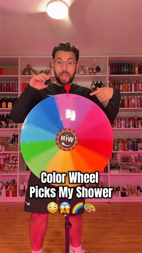 Paul Fino on Instagram: "color wheel picks my shower #colorwheel #showerroutine #bodycare #hygiene"