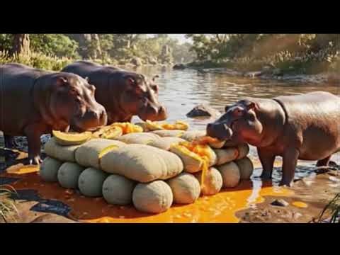 When Animals Eat Like Humans 😳🍔 | Ultimate ASMR Food Challenge!”