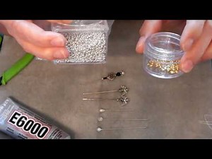How I make stick pins hat pins