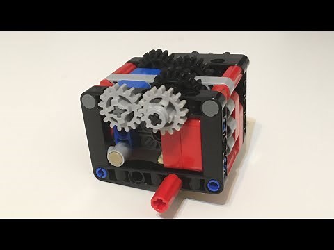 LEGO automatic gearbox WITHOUT DIFFERENTIAL + Instructions