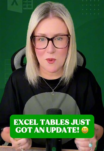 Excel Tutorial | Finally we can name Excel tables at the point of creation. 😃 - #excel #exceltips #exceltables #microsoftexcel #learnexcel