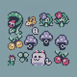 Just doodling around with some pixelart! These are based on charact...
