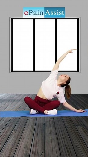 Parsva Sukhasana Pose or Seated Side Bend Exercise for Beginners