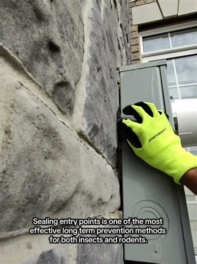 One small opening is enough for insects and rodents to enter your home.