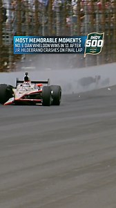 Dan Wheldon wins the 2011 #Indy500 when J.R. Hildebrand crashes on the final lap. | INDYCAR on FOX