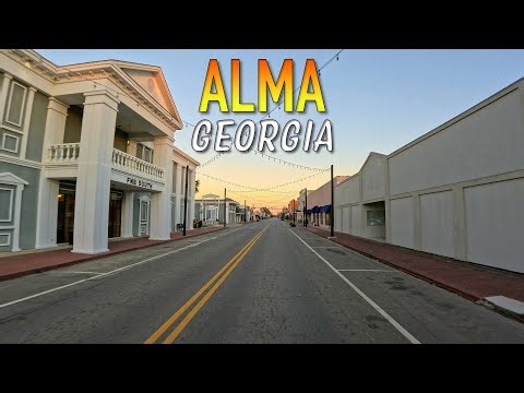 Alma Georgia Driving Through
