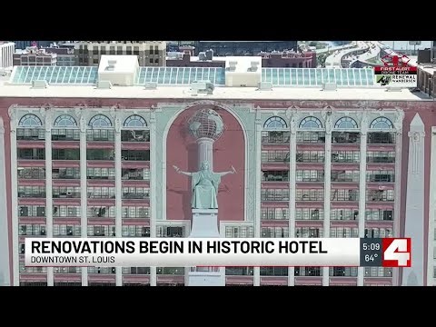 Renovations underway on downtown St. Louis hotel known for iconic mural