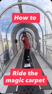 Beginner: How to ride the magic carpet #snowboarding | Tommie Bennett Snowboard Coach