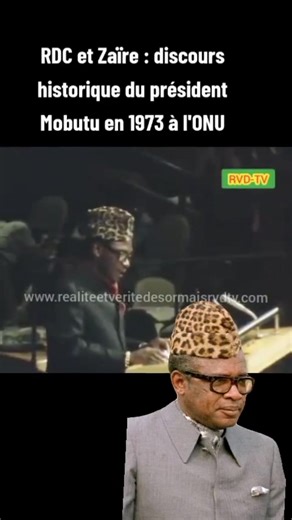 164K views · 5.1K reactions |  Discours historique du Président Mobutu en 1973 à l'ONU | GK | Facebook