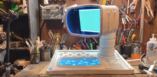 Making sci-fi set pieces for low-budget film making