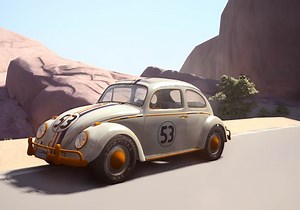 1963 Volkswagen Bug Mod for BeamNG Drive