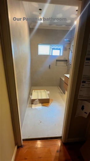 1.8K views · 6 comments | Installing our final PC items to our latest bathroom renovation in Panania #Panania #bathroomfitoff #bathroomcarpentry #bathroomrenovation | Curtis Constructions | Facebook