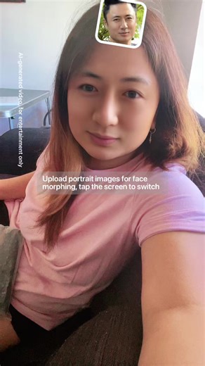 Exploring Face Morphing App Features at Home