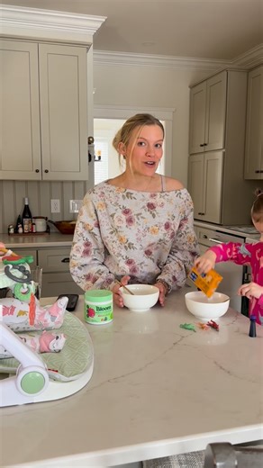 Brooke Stepp on Instagram: "A fun and easy toddler activity! Homemade dinosaur eggs #bloompartner @bloomsupps"