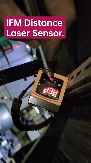 IFM Distance Sensor Setup in One View.