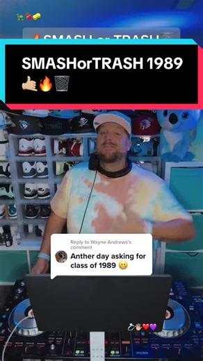 SMASH or TRASH 1989 Edition 🤙🏼🔥🗑️ #SmashOrTrash #MusicChallenge #80s #BigBlizz #Trict🖐🏼